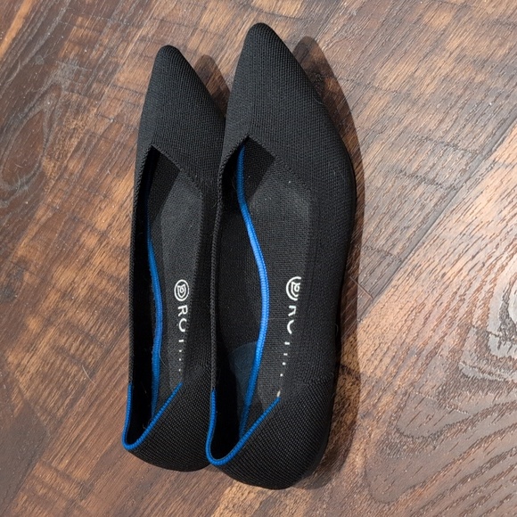 Rothy's Black Points Size 12 - Picture 2 of 4